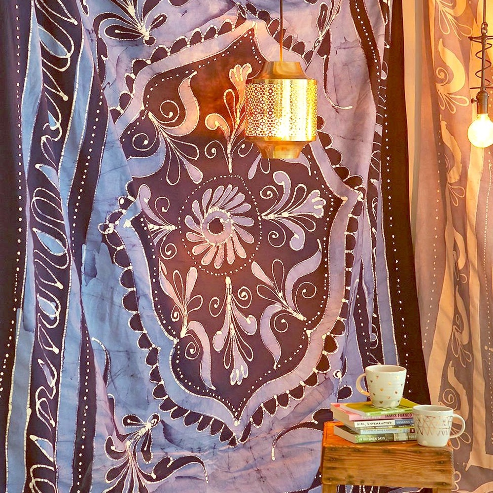 Urban Outfitters Blue Tapestry